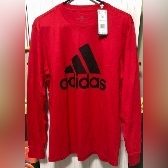 adidas Other - 📚Adidas Red Cotton Amplifier Tee T-shirt